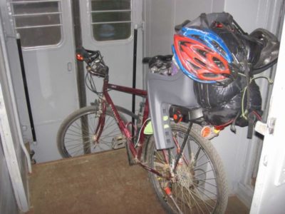 как перевезти велосипед в поезде