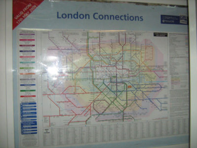 схема метро лондона